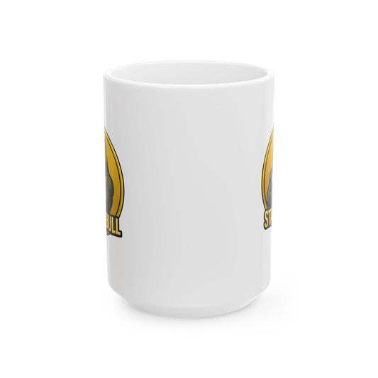 StackBull Ceramic Mug, (11oz, 15oz)