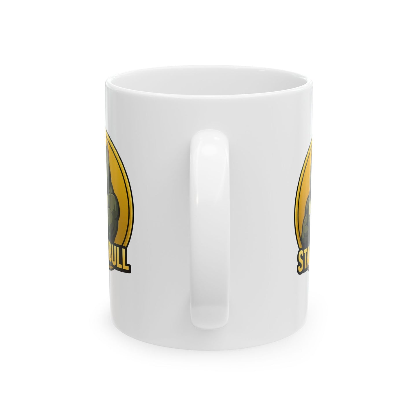 StackBull Ceramic Mug, (11oz, 15oz)