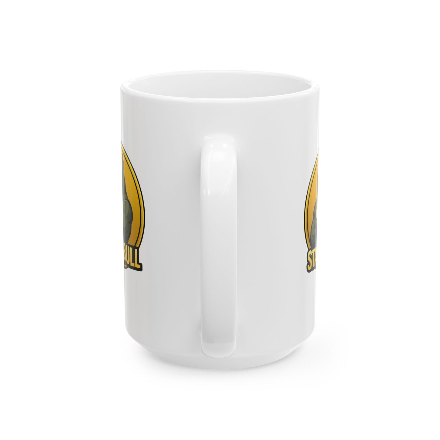 StackBull Ceramic Mug, (11oz, 15oz)
